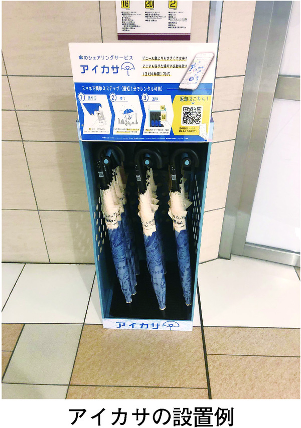 アイカサの設置例