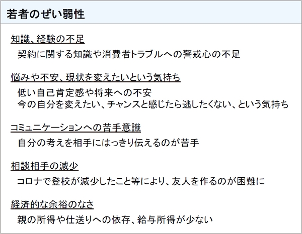 図表12 若者のぜい弱性