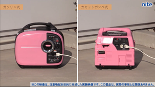写真:携帯発電機