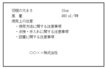 表示例